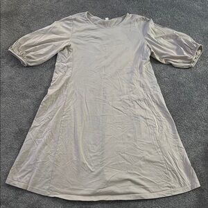 Umi Cream Puff Sleeve Dress